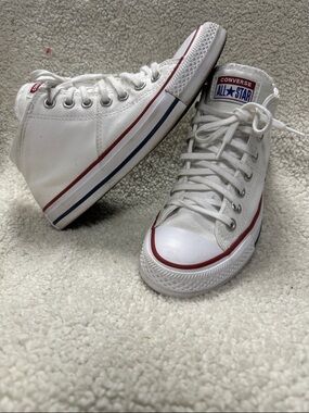 Converse All Star Chuck Taylor high tops white women’s size 7, Like New!